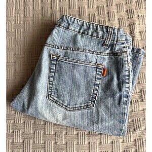 Vintage N-M Jeans Designer in Japan Women's Faded Bootcut Denim Pants W32